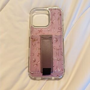 Walli Blush and Bows iPhone 16 pro case